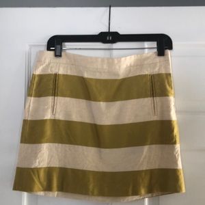 J Crew Short linen skirt.